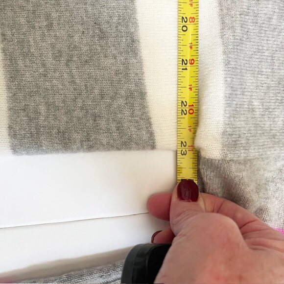 Neiman Marcus Cashmere Collection Striped Tunic Sweater, NWOT, Size XL - Picture 6 of 7